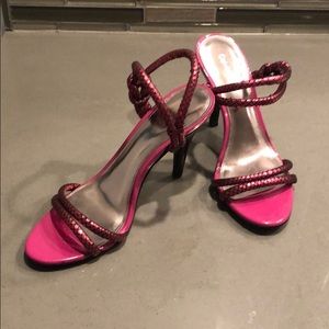 Calvin Klein Hot Pink Sandal heels